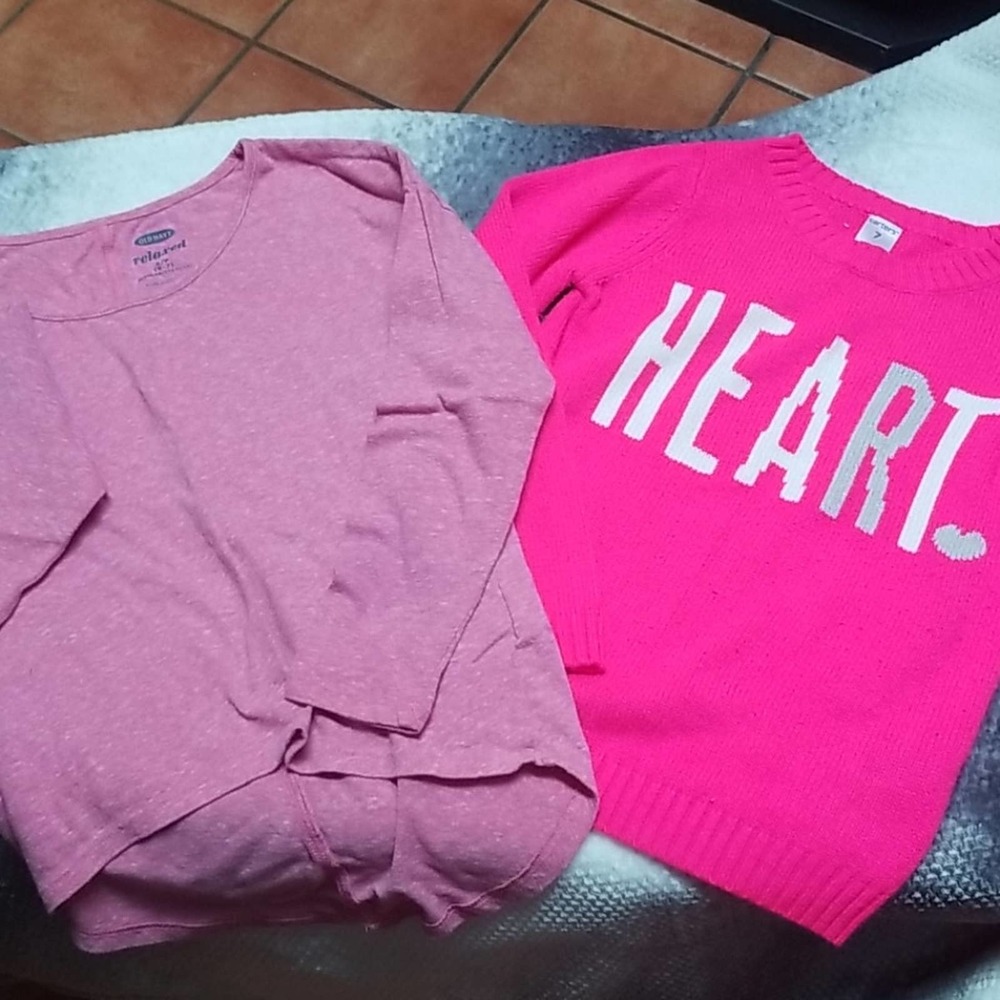 Sweater  and long sleeve tee Carter's/old navy